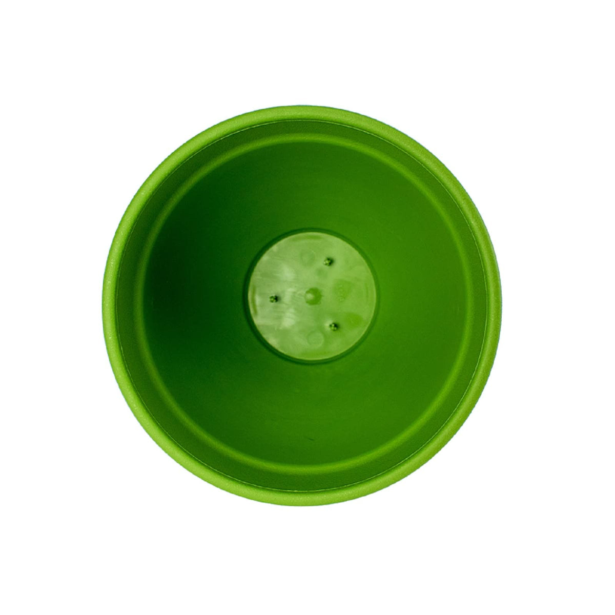 The HC Companies Rings Flower Planter - Self Watering Plant Pots for Herbs & More - Round Lightweight Outdoor & Indoor Planter (8” Green, Pack of 1)