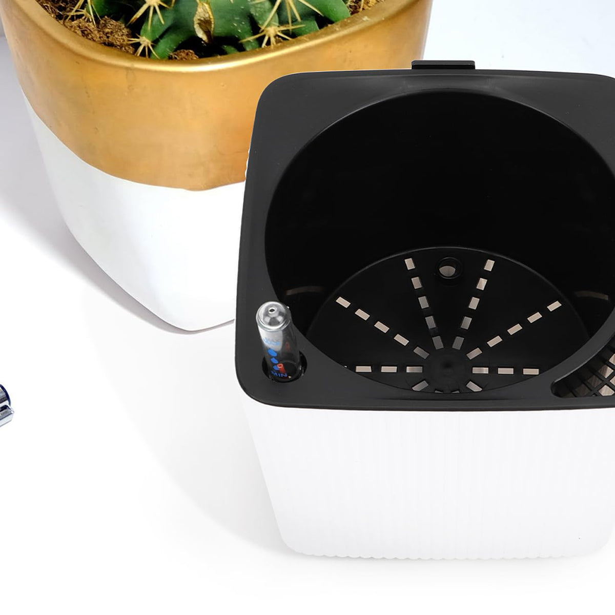 NOLITOY 2Pcs Plant Water Meter and Water Level Indicator for Indoor Potted Plants - 180ml Soil Moisture Sensor and Gauge - No Battery Indicator for Flower Pot, Garden and Office