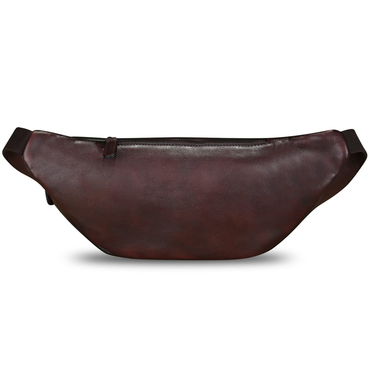 Genuine Leather Fanny Pack for Men and Women Real Leather Sling Bag Crossbody Bag Fashion Waist Bag Chest Purse (Coffee)