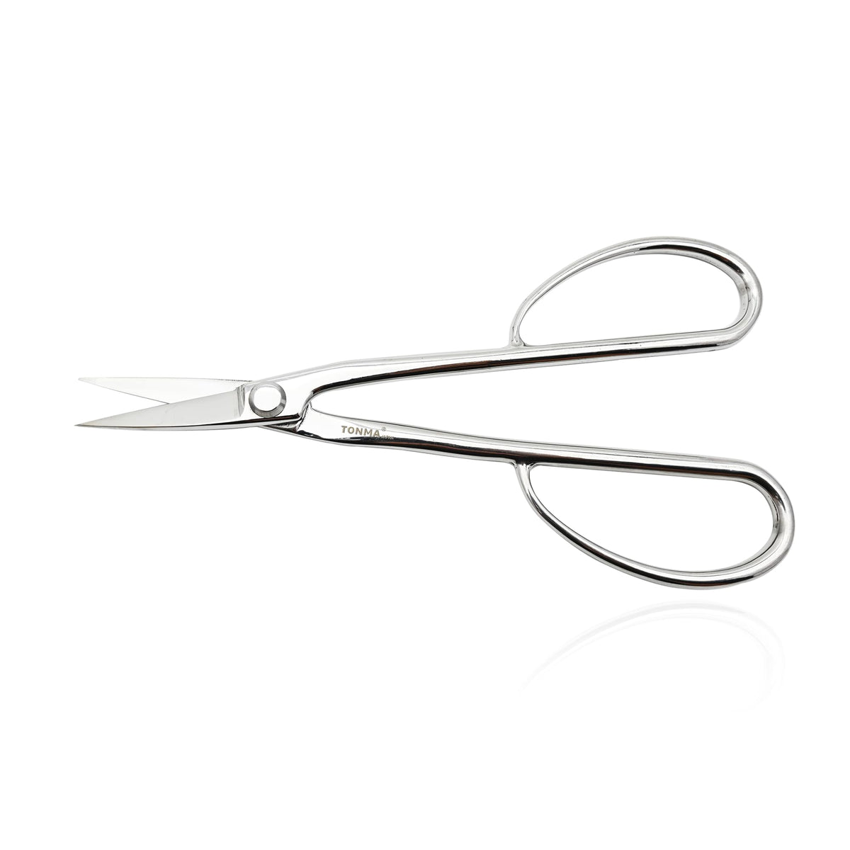 TONMA Satsuki Bonsai Scissors [Made in Japan] Professional 8.5 inch Garden Bonsai Tools Japanese Stainless Steel Hasami Pruning Scissors with Micro Serrated, Mirror Finish Process