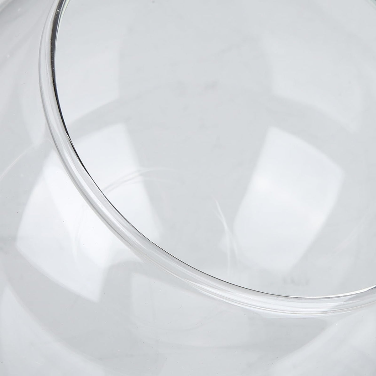 ARTIBETTER 2 Pack Glass Dome Cloche for Preserved Flowers, 3.9In Transparent Glass Display Cover with Smooth Edges, Space-Saving Decorative Jar for Artificial Plants, Wedding Decor (No Base Included)