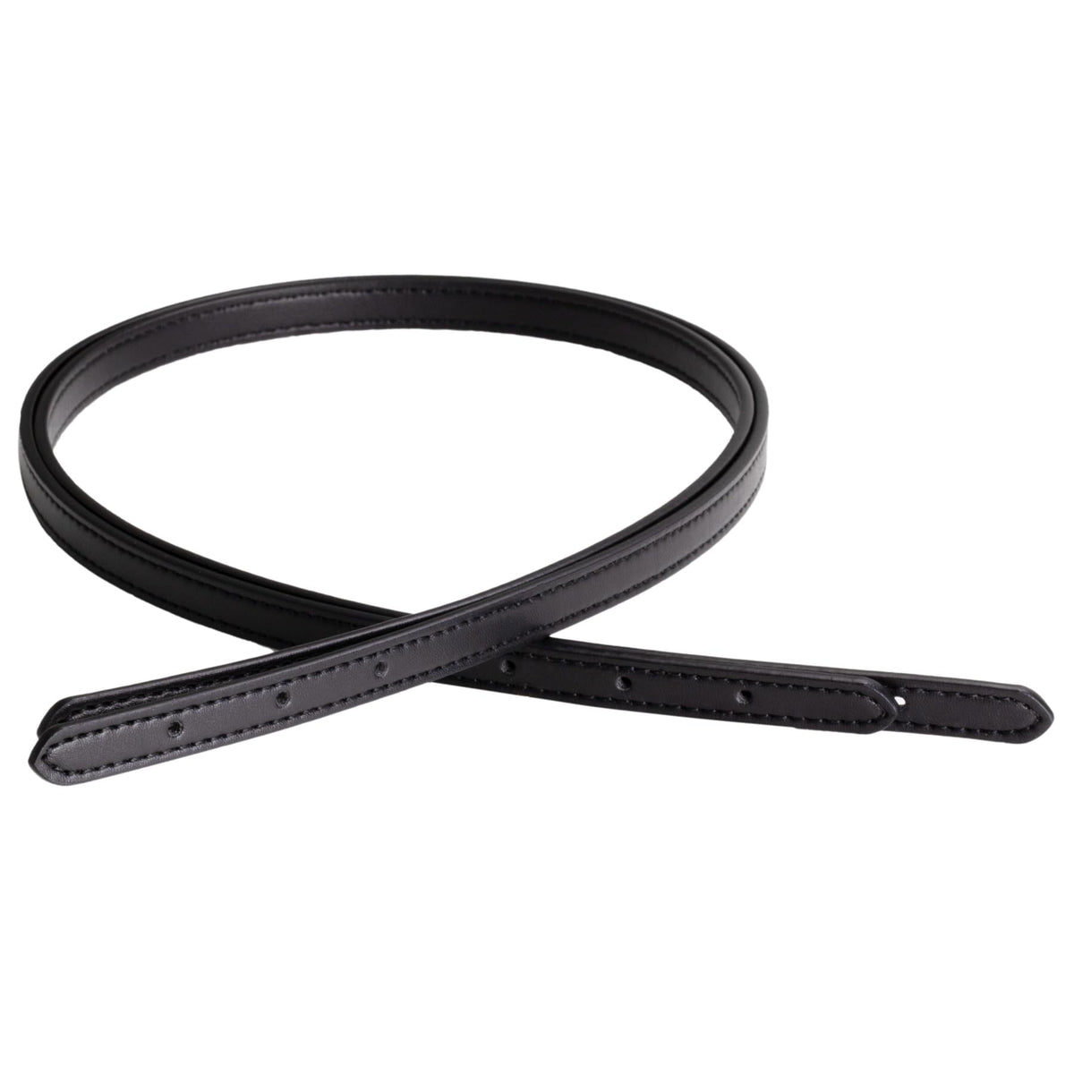 ALLZEDREAM Microfiber Leather Purse Strap Replacement Tote Bag Handbag Shoulder Handles 2 Pcs, Black, 1.5cm