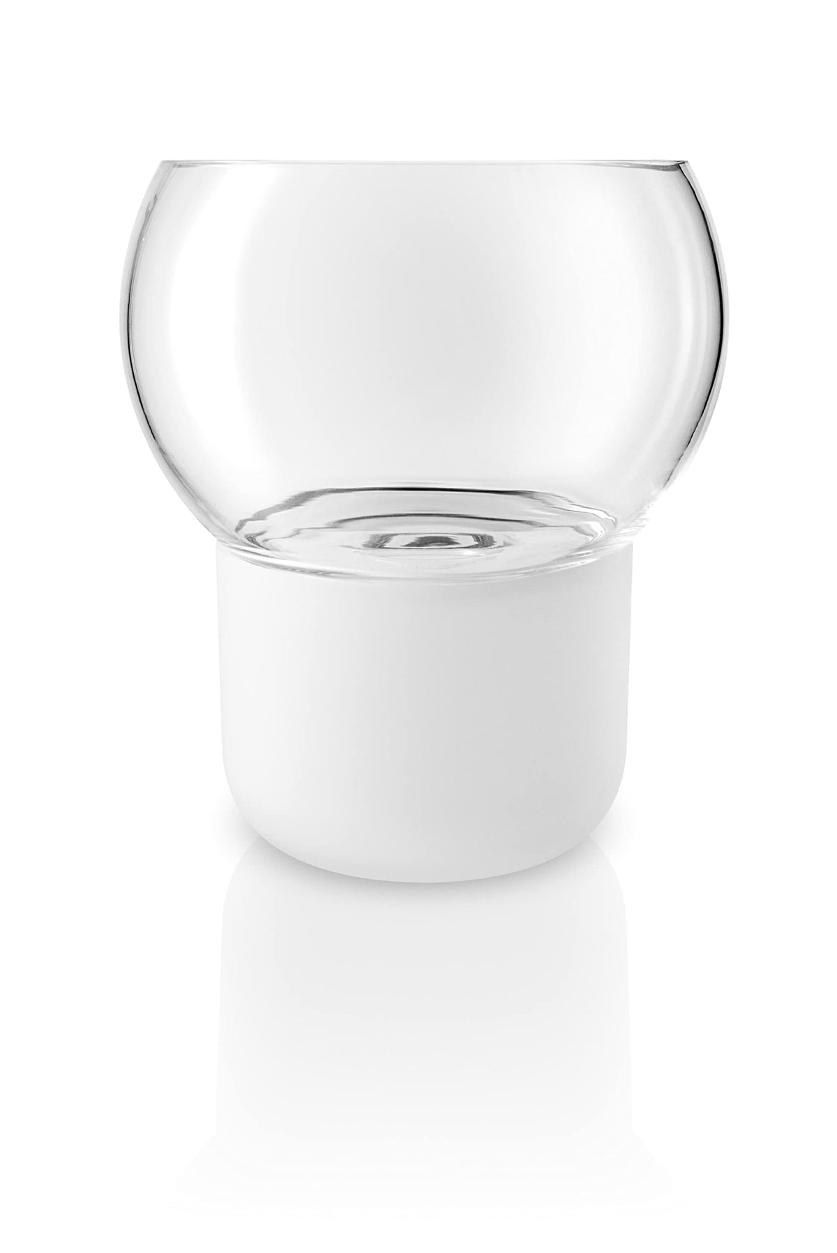 Eva Solo | Orchid Pot | Ø15cm Self-Watering Orchid Pot | Keeps Indoor House Plants, Flowers, Herbs & Vegetables Watered & Healthy | Danish Design, Functionality & Quality | Frosted Glass