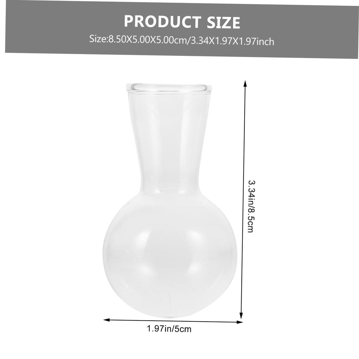 IWOWHERO Unique Plant Terrarium Creative Glass Vase Bulb for Decorative Home Office
