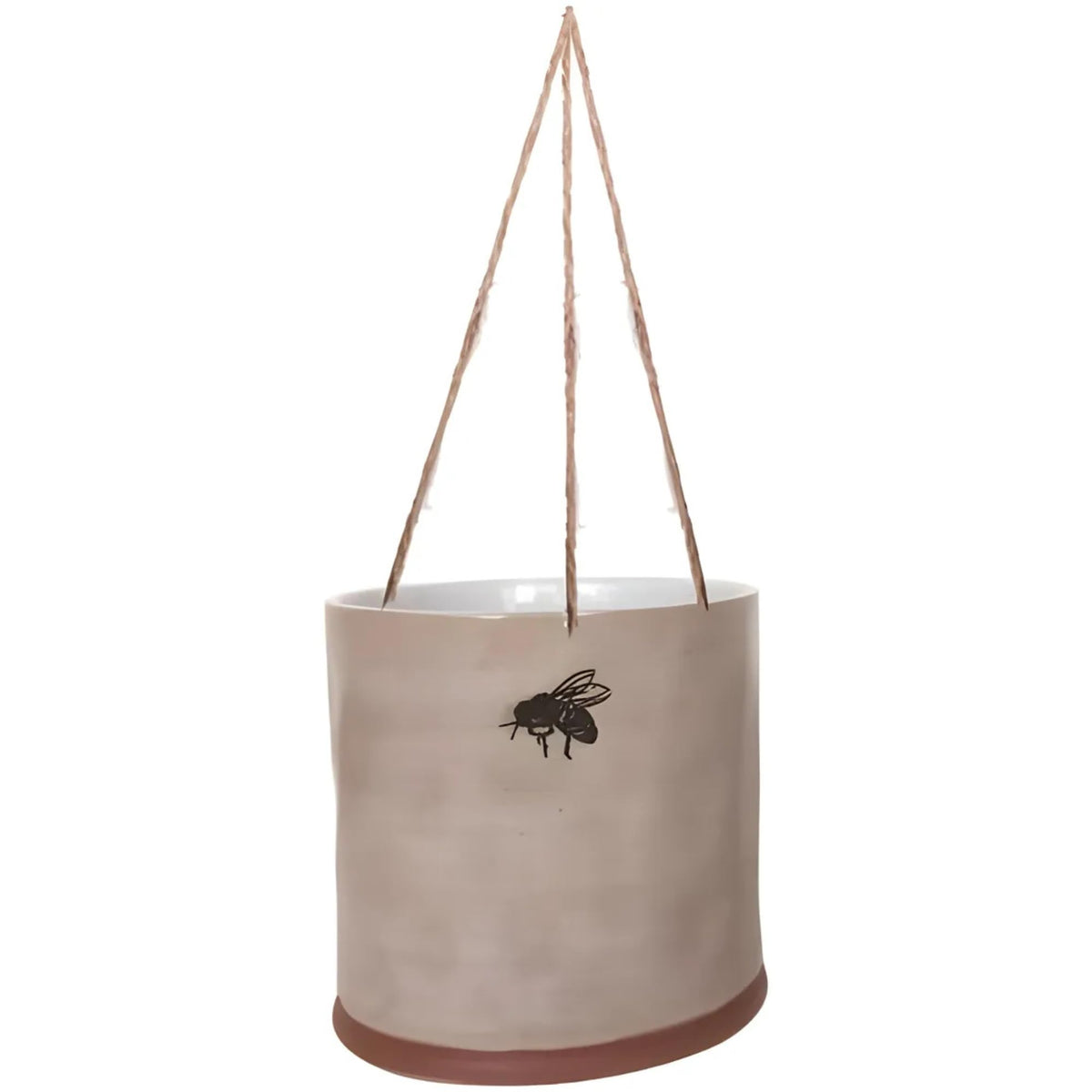 Blue Sky Clayworks Hanging Bumble Bee Flower Pot, 6.5"D