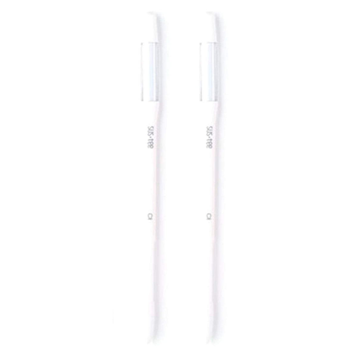 Sustee Aquameter, White, Medium, Set of 2 - Soil Moisture Meter for Potted Plants - Plant Water Sensor (Refillable Style)