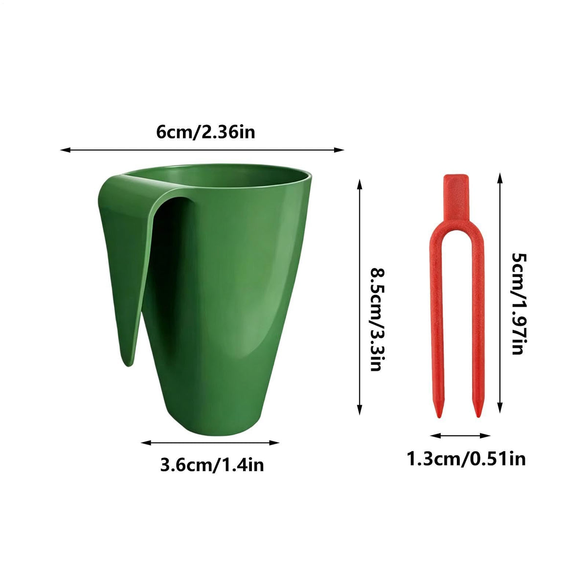 Nursery Pots for Plants, Strawberry Propagation Planter 20 Pieces Yard Seedling Cups Runner Forks for Indoor Outdoor Garden Balcony Greenhouse Backyard Windowsill