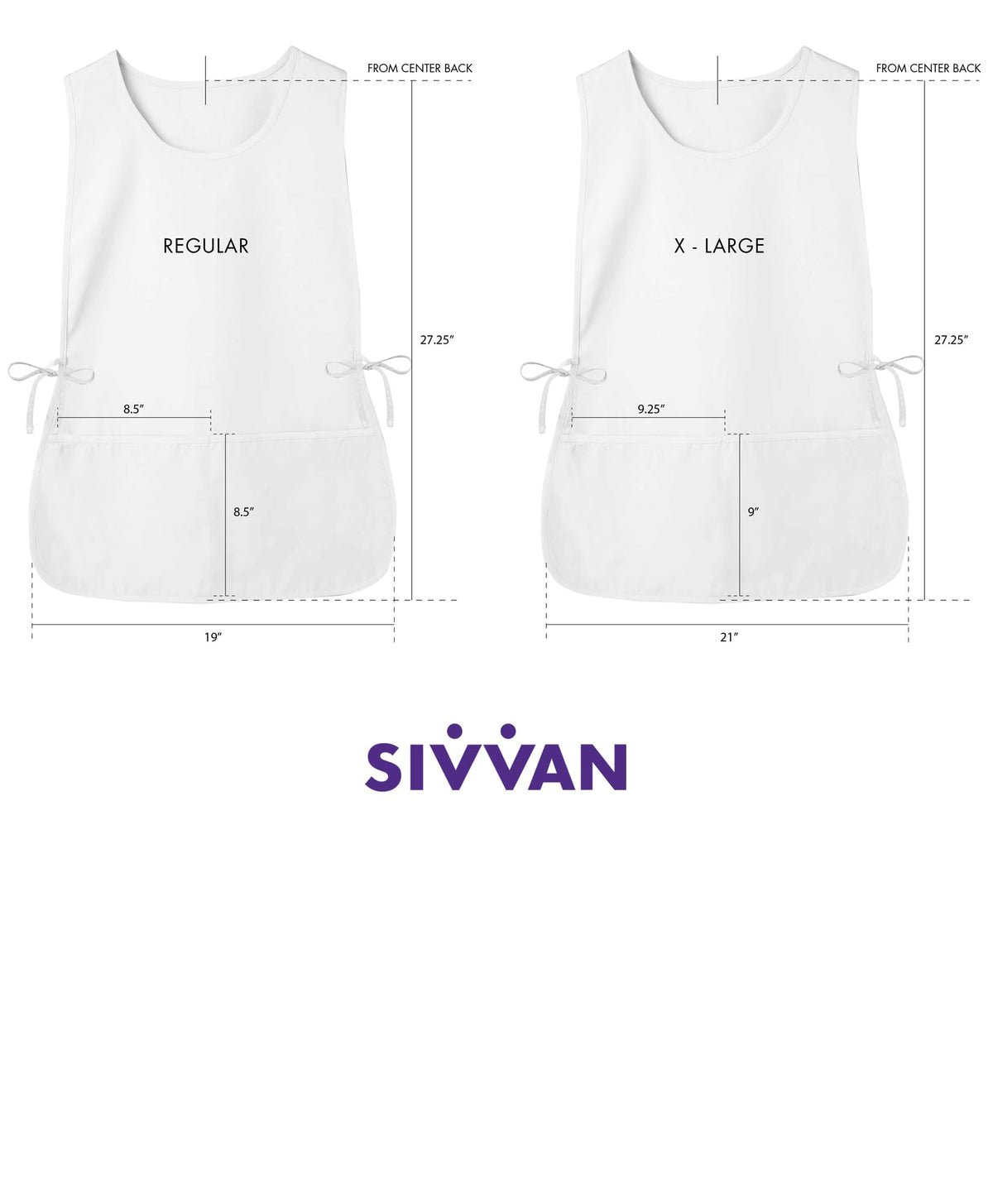 Sivvan Unisex Apron - Cobbler Apron - S8700 - Purple - R