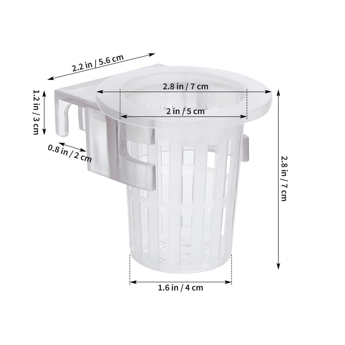 TOYANDONA 4pcs Aquarium Hanging Plant Holder Aquatic Planter Cups for Fish Tank Decoration Water Design for Aquatic Plant Cultivation