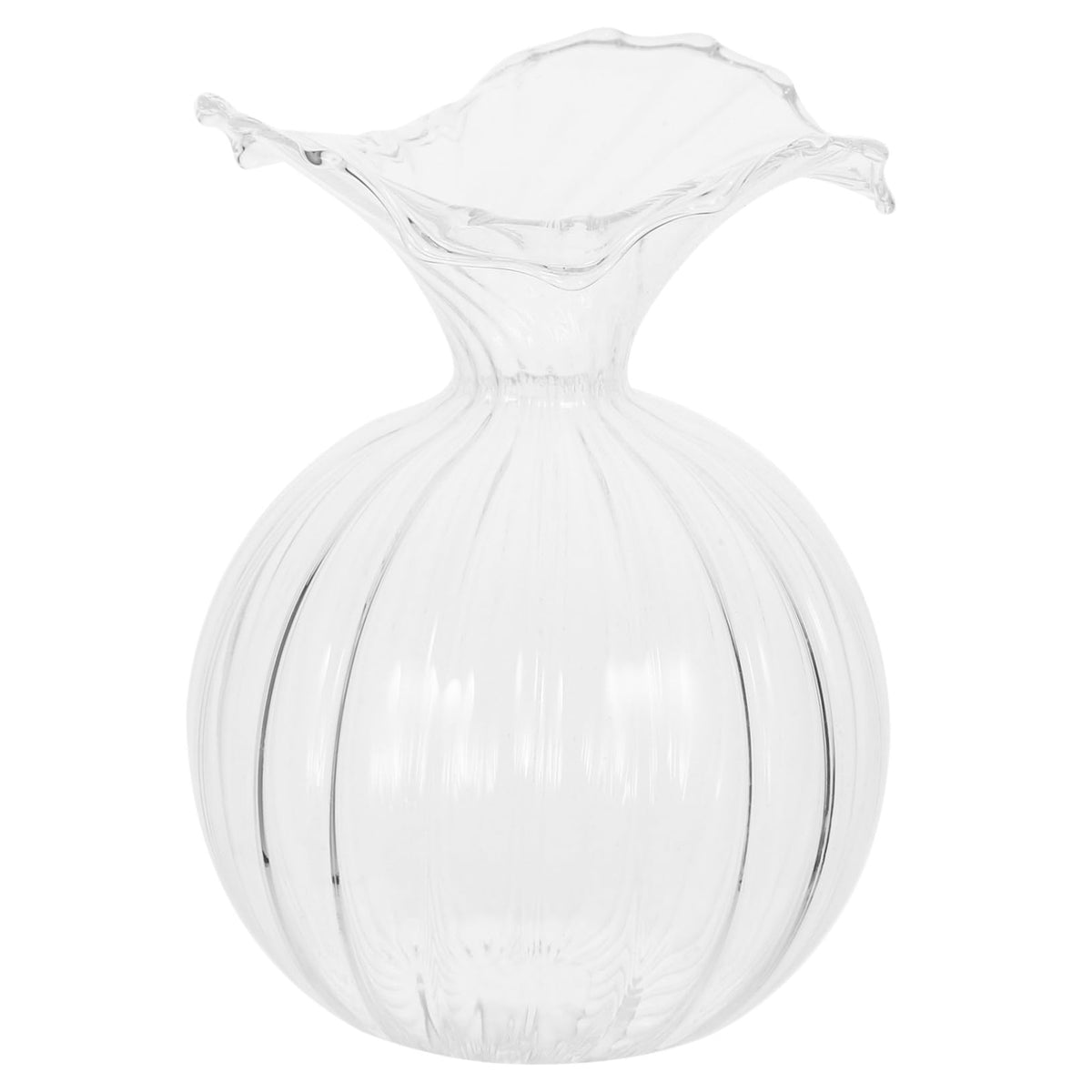 PRETYZOOM 4pcs Hydroponic Glass Vase for Water Plants Elegant Desktop Terrarium Decor for Home and Wedding Centerpieces Simple Design Smooth Surface for Flower Arrangements