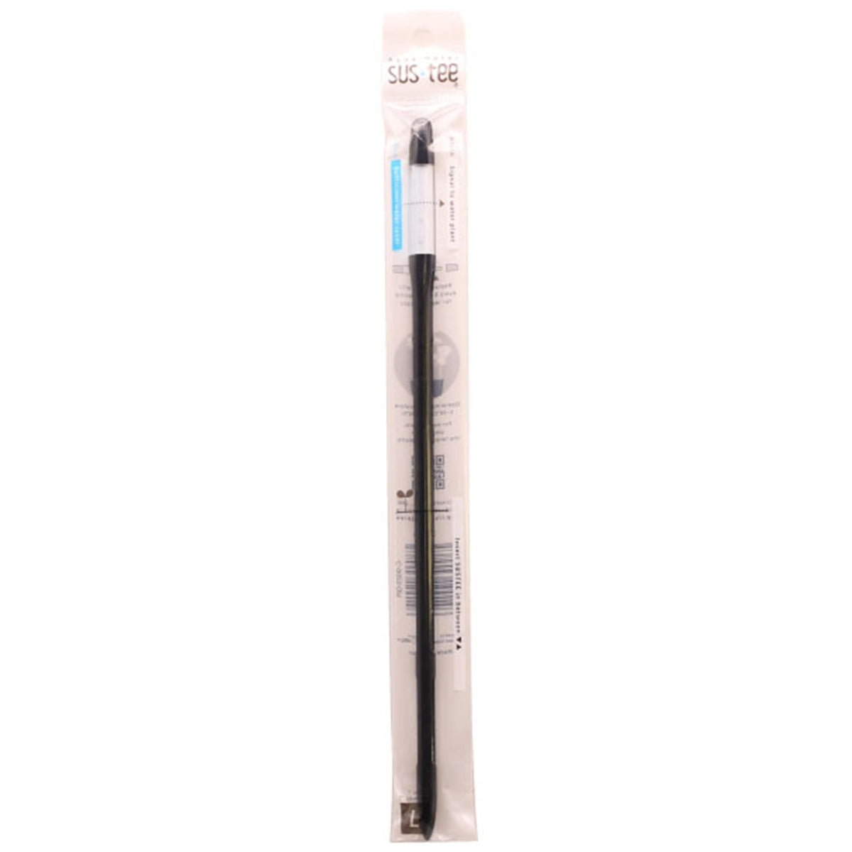 Sustee Aquameter - Large - Black - Bundle of 2 - Leave-in Soil Moisture Meter for Potted Plants - Plant Water Sensor - Refillable