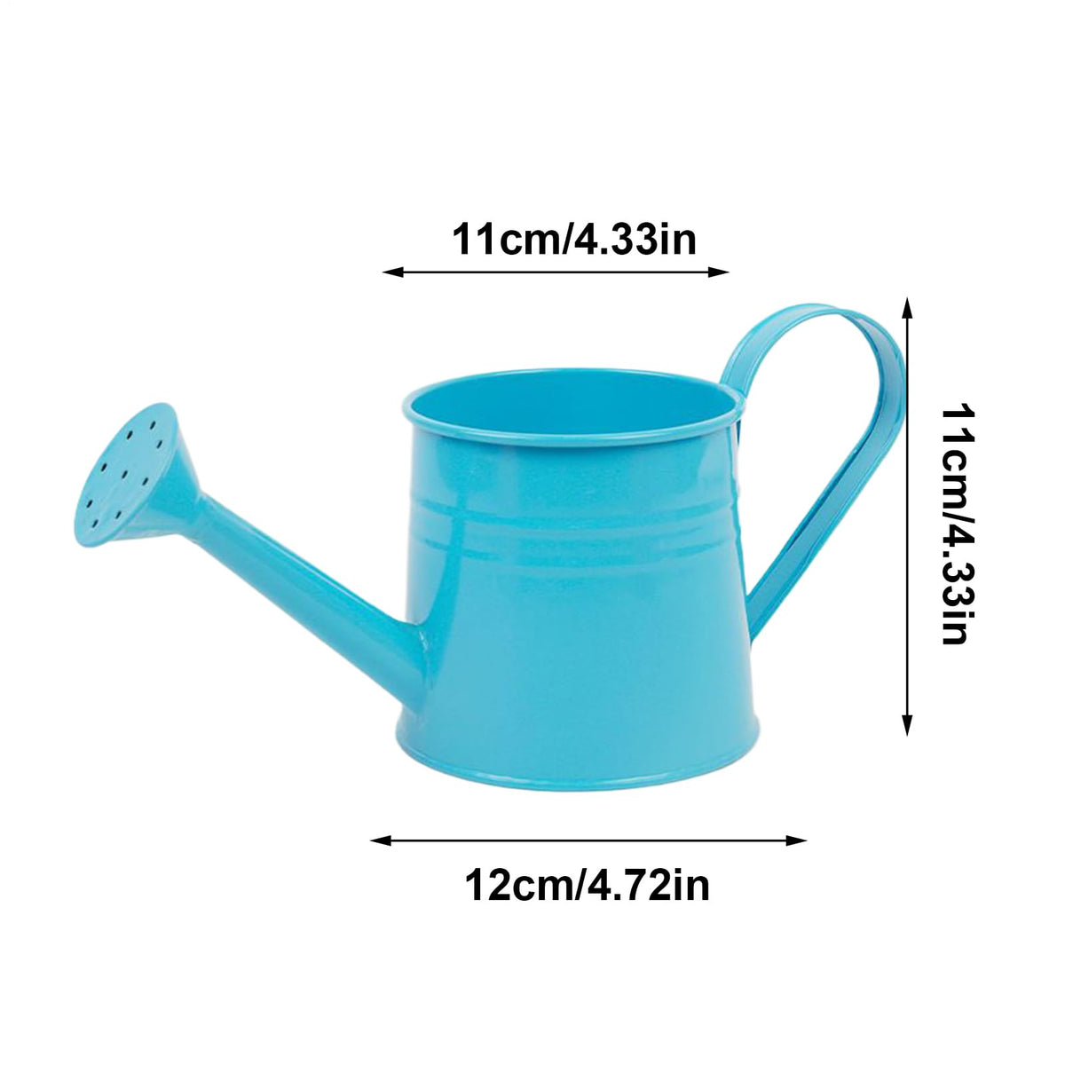 Garden Watering Can - 1L Metal Plant Pot, Long Spout Water Jug, Decorative Flower Container | Watering Bucket for Indoor Plants Outdoor Garden Balcony Patio Greenhouse Lawn Flower Tasks
