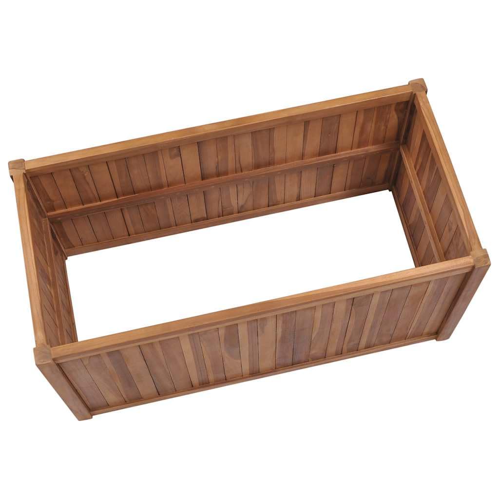 VIHHQGC Raised Bed Planter Solid Teak Wood for Indoor and Outdoor Gardening with Classic Design and Elegant Finish for Enhanced Plant Growth and Durability
