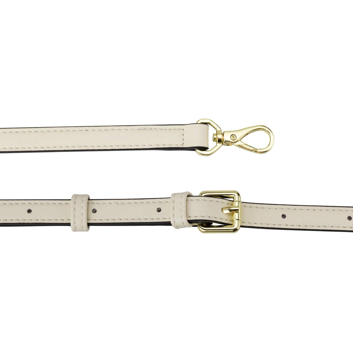 Allzedream Leather Purse Strap Replacement Crossbody Handbag Long Adjustable (White)