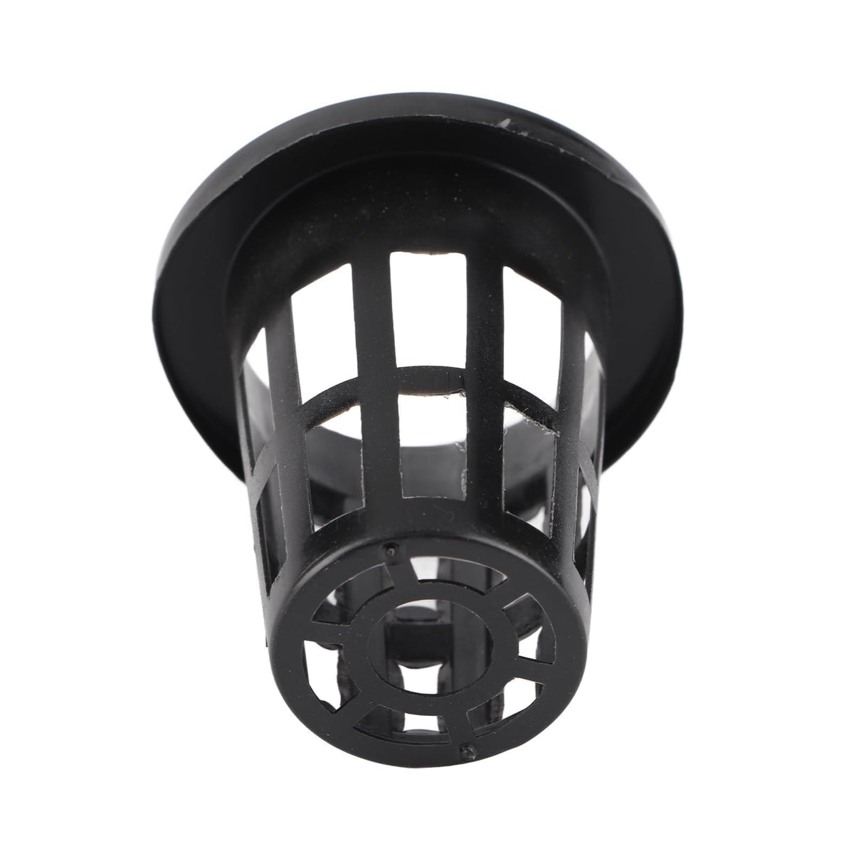 Cyrank Net Pots for Hydroponics, 50PCS Net Pots Hydroponic Cups Slotted Mesh Net Pots Small Hydroponic Cups with Thin Lip and Slotted Sides Garden Slotted Mesh Net Cups Mesh Pot Cups(Black)