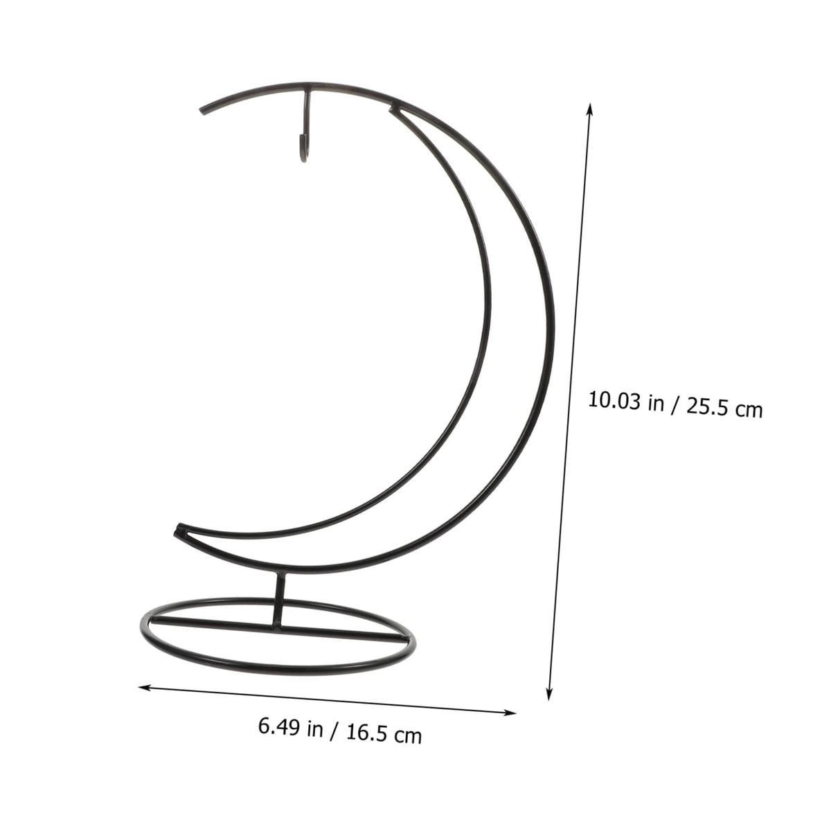 IWOWHERO 4pcs Iron Green Plant Hanging Rack Sturdy Flowerpot Hanger Hydroponic Vase Hanger for