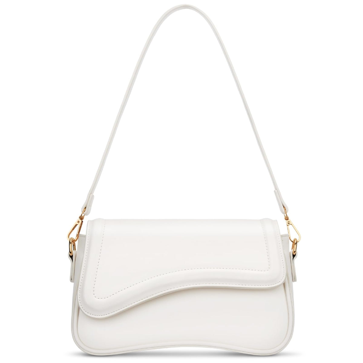 KKXIU Shoulder Bag for Women Small Clutch Purses Cute Hobo Handbag Trendy Underarm Bag-Beige