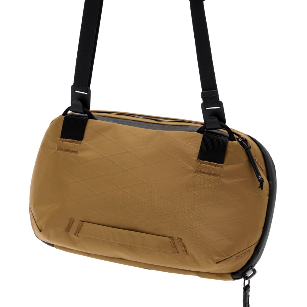Peak Design Tech Pouch, Coyote, Electronics Organizer for Travel or Everyday Carry, Origami-Style Storage, Cable Pass-Through, Weatherproof, Gear Carry Bag for Men and Women