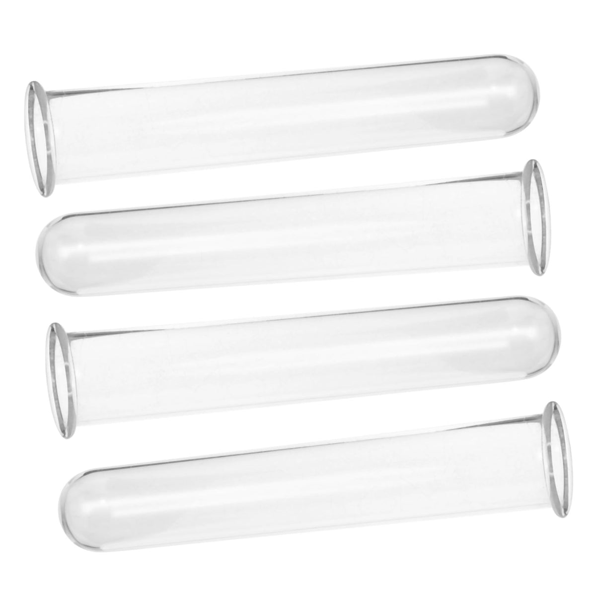 ifundom 4pcs Glass Test Tube Vase Flower Plant Decor for Hydroponic Water Tube Vase Terrarium Decor