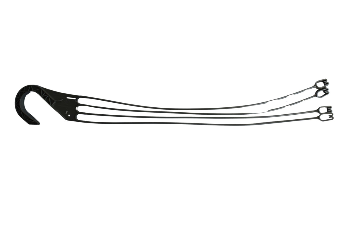 Replacement 4 Strand Plastic Hangers for 12" Hanging Baskets - Set of 5 (Olive Green)