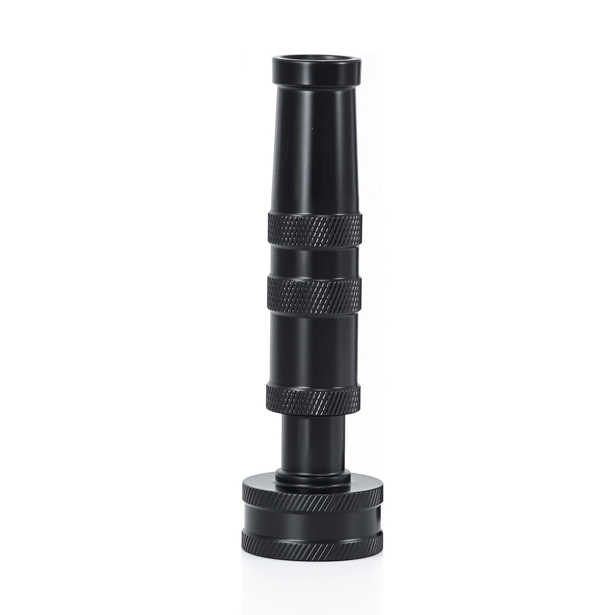 RESTMO Heavy Duty Brass High Pressure Hose Nozzle with Anti-Rust Coating, Adjustable Twist Water Hose Nozzle with 3 Spray Patterns for Garden Watering, Car Washing, Patio & Floor Cleaning