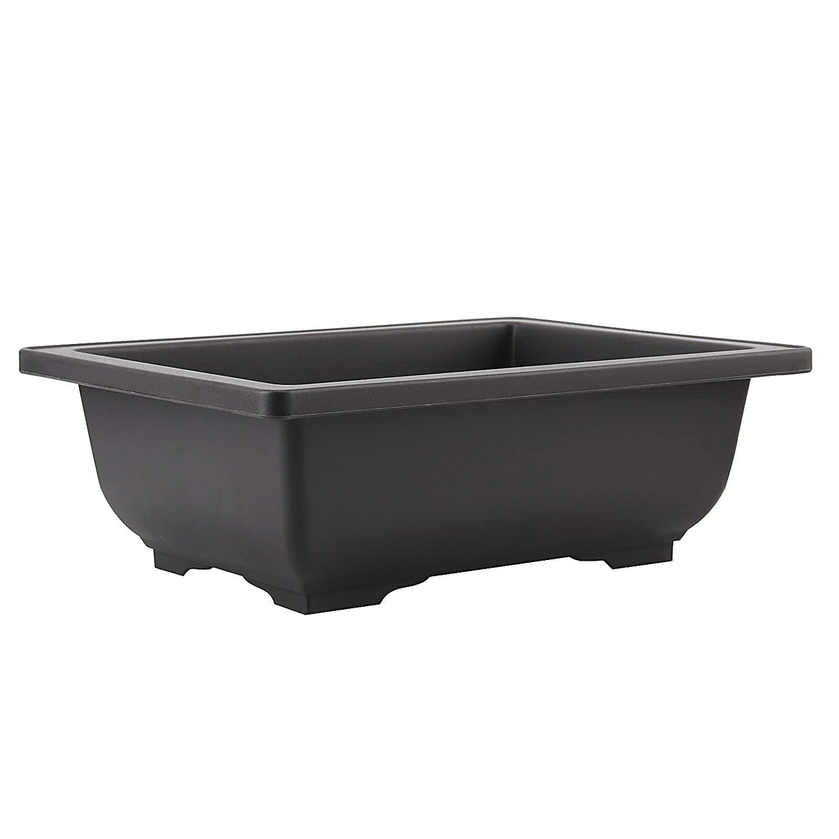 SEUNMUK 30 PCS 6.5 Inch Plastic Bonsai Training Pots, Thicken Rectangular Plastic Growing Pots, Flower Succulent Pots Container, Bonsai Plants Growing Pot for Home, Office, Balcony, Garden and Yard