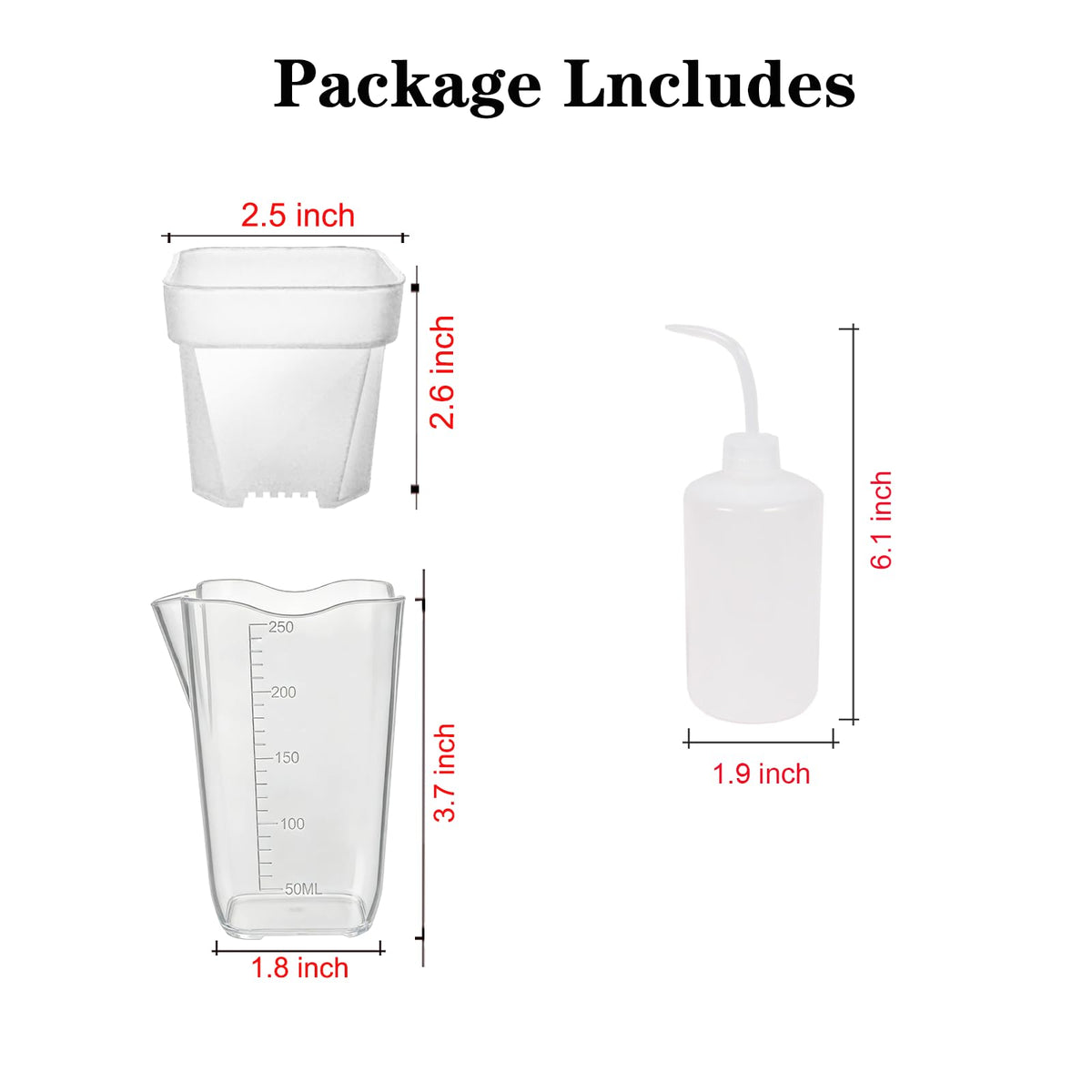 Niiiice 16 Pack 2.5" Mini Clear Self Watering Plant Pots, Plastic Planters with Bottom Water Tray & Watering Rope, Nursery Planting Pot for Indoor Out Door Plants