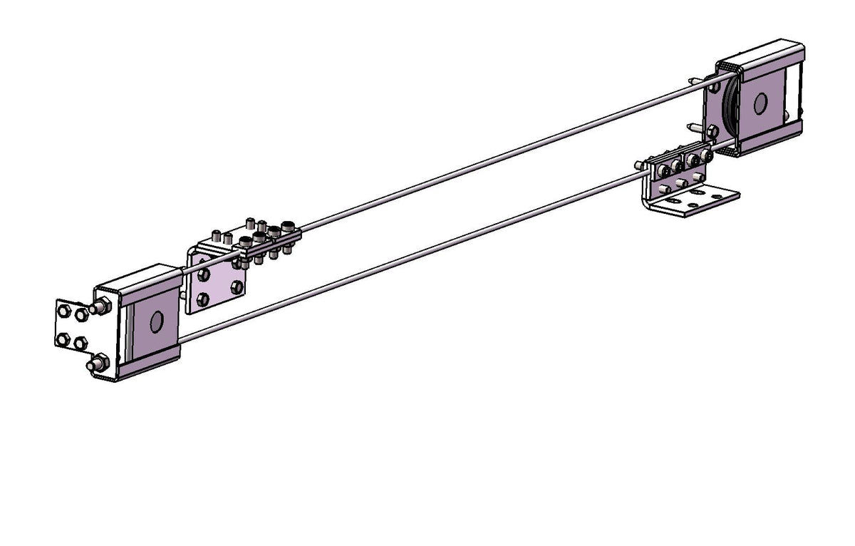 Heavy Duty Telescopic Sliding Gate Opener Hardware Metal