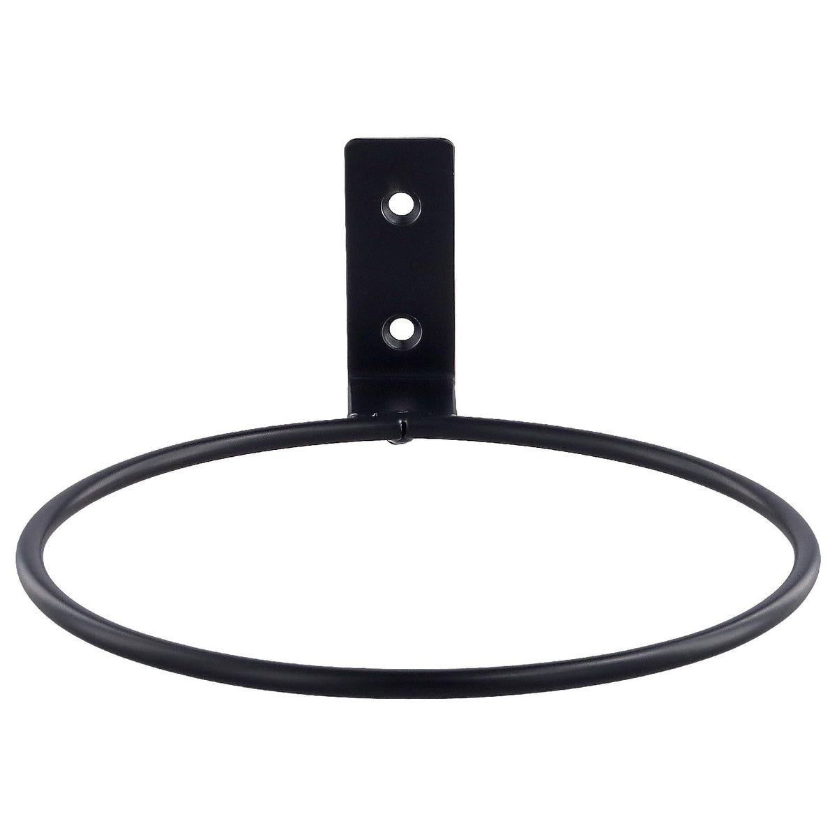 TAICHEUT 10 PCS 6 Inch Black Plant Pot Holders Rings, Wall Mount Flower Pot Brackets with Screws, Round Flowerpot Iron Rings Holders for Fence Balcony Yard