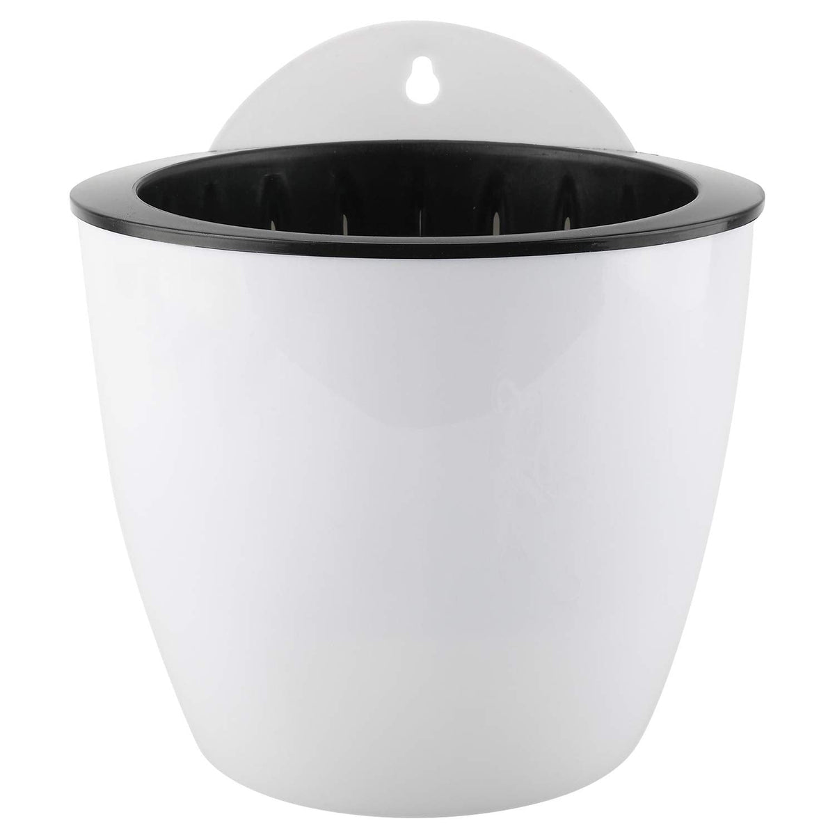 Homend 7 Pack Self Watering Hanging Planters, L Size, Suitable for Indoor or Outdoor Use, Durable and Great for Gifting