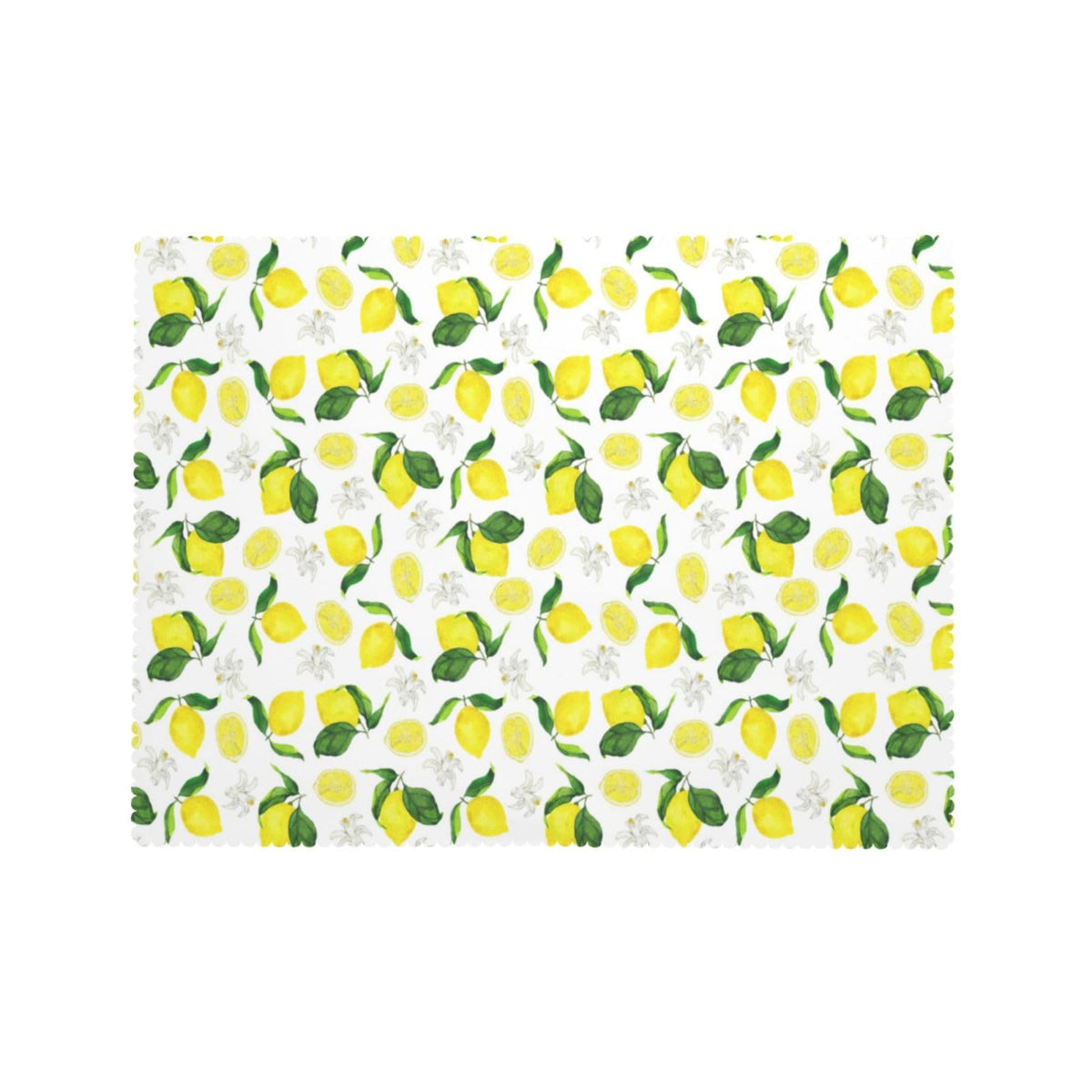 LORCARVIS Lemon Tablecloth Yellow Lemons Floral Polyester Rectangle Table Cloth Washable Seasonal Tabletop for Kitchen Dinning Party Outdoor Picnic 54 x 72 Inch Tablecloths