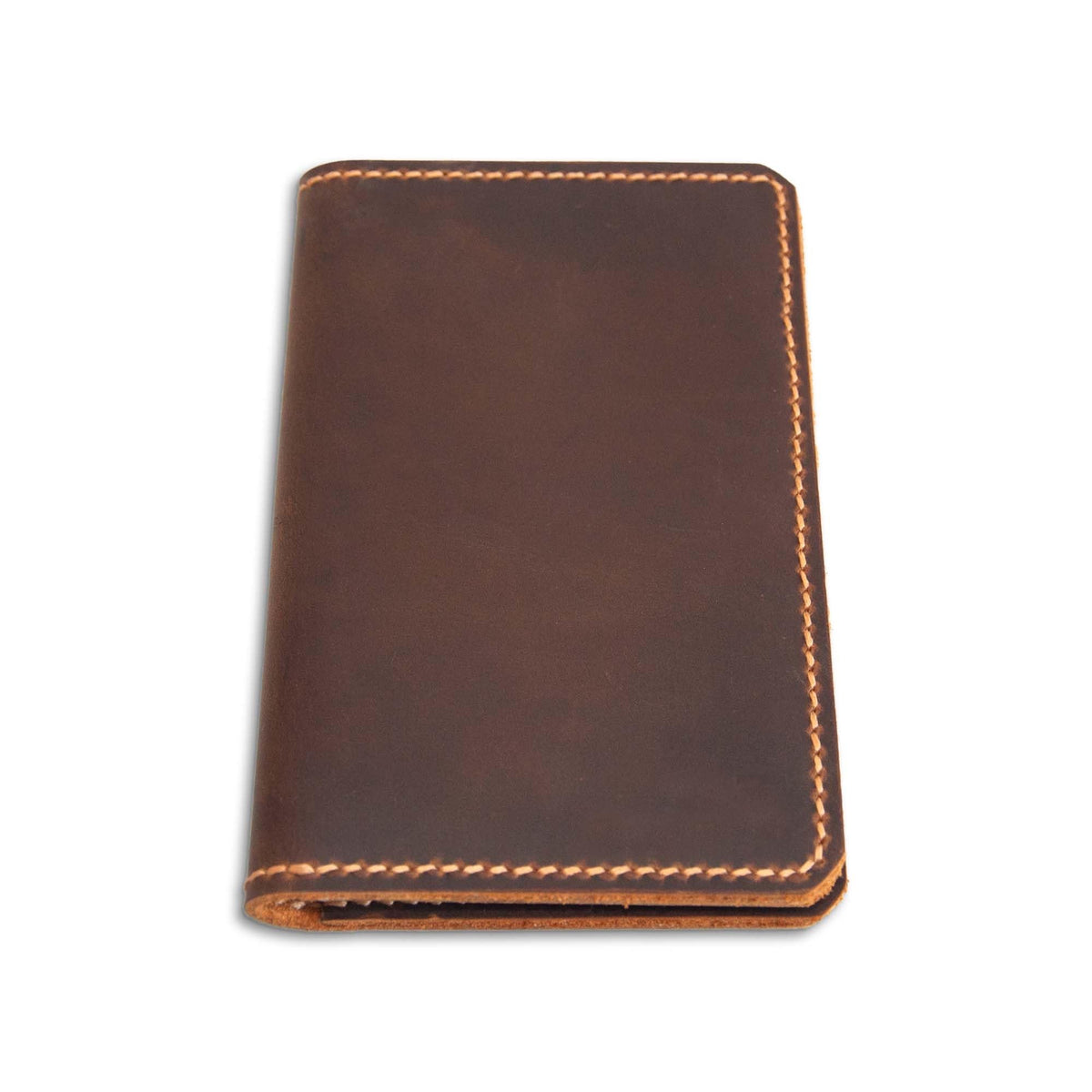 Handmade Leather Cover For 3.5"X5.5" Notebooks,Leather Journal Cover for Field Notes, Gift For Him (Brown)