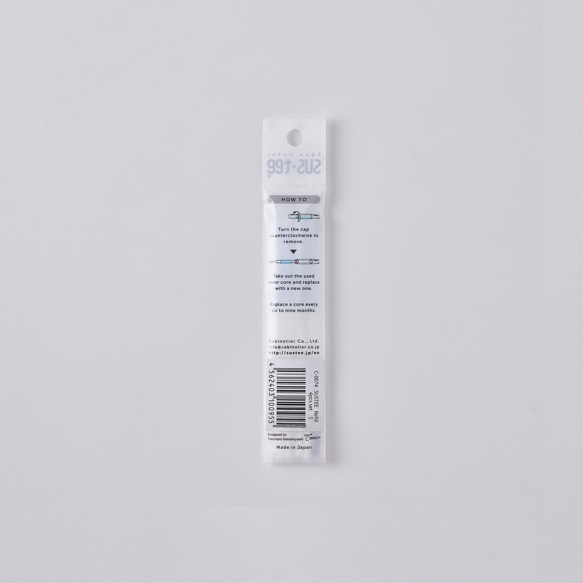Sustee Aqua Meter, Moisture Sensor Refill Insert, Small Style, 4 Insert Replacement Sticks