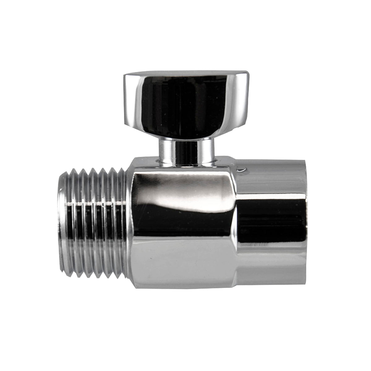 DANCO Shower Volume Control Shut-Off Valve, Chrome, 1.6 inch, 1-Pack (89171)