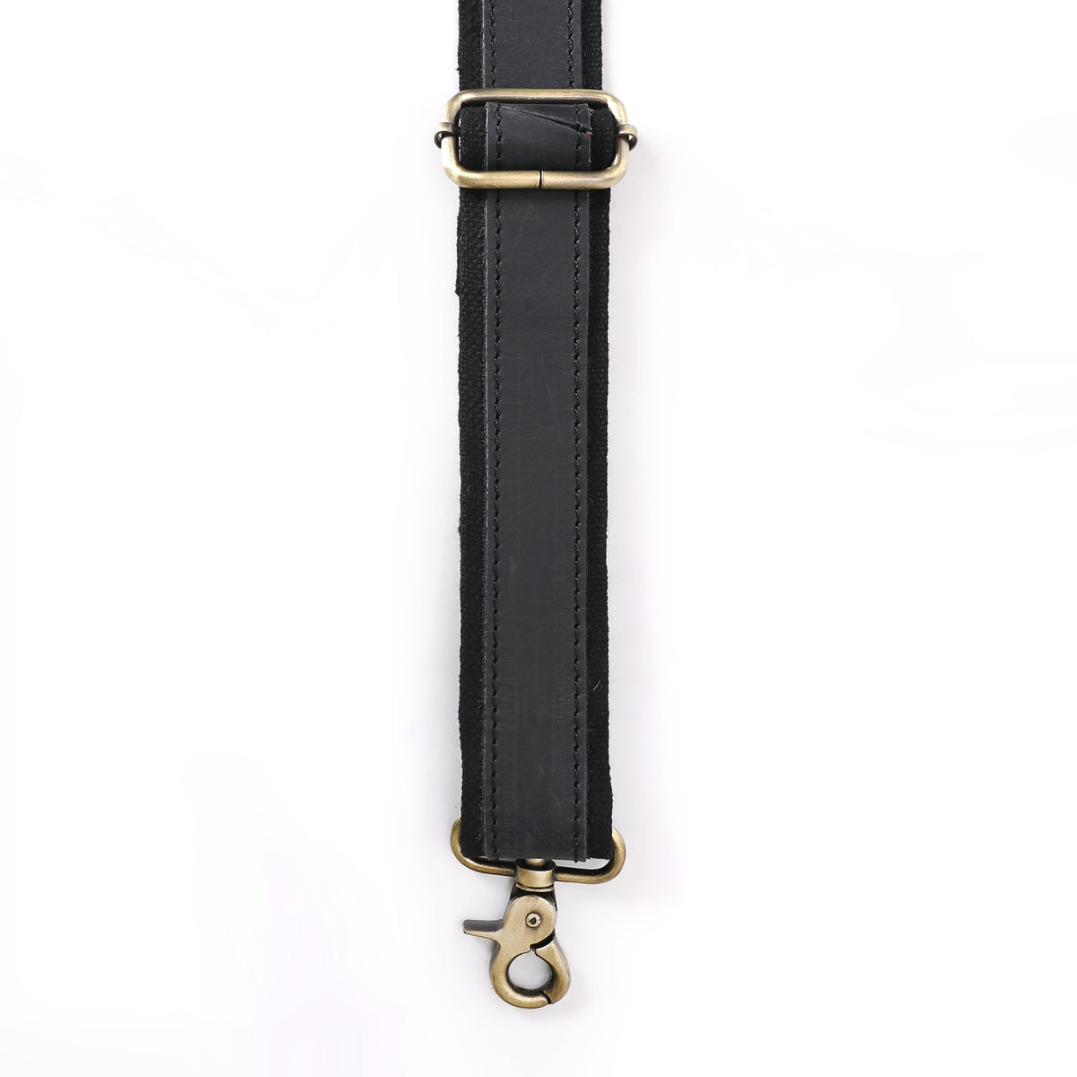 Autentico Premium Tan Leather Travel Bag Strap Adjustable Replacement Shoulder Strap Extra Wide Padded Design for Weekenders, Carry-Ons, Duffels Genuine Leather Comfort (Black)