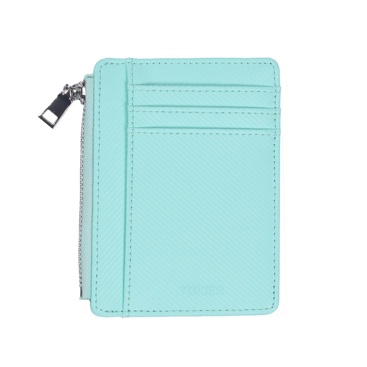 YOXIER Leather credit card holder，Slim Minimalist Card case, Front Pocket Card case, RFID Blocking, Credit Card Holder for Men & Women ，Card holder for men