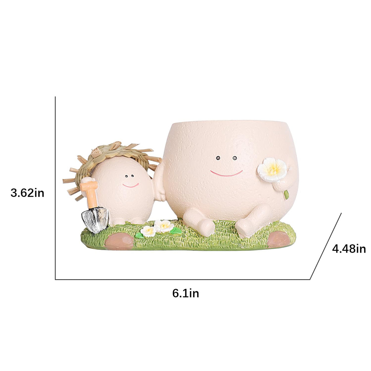 Pricetail Face Planter Pots Cute Plant Pot for Plants, Unique Lovely Flower Pot Succulent Planter Pots Gift Idea for Mother Christmas