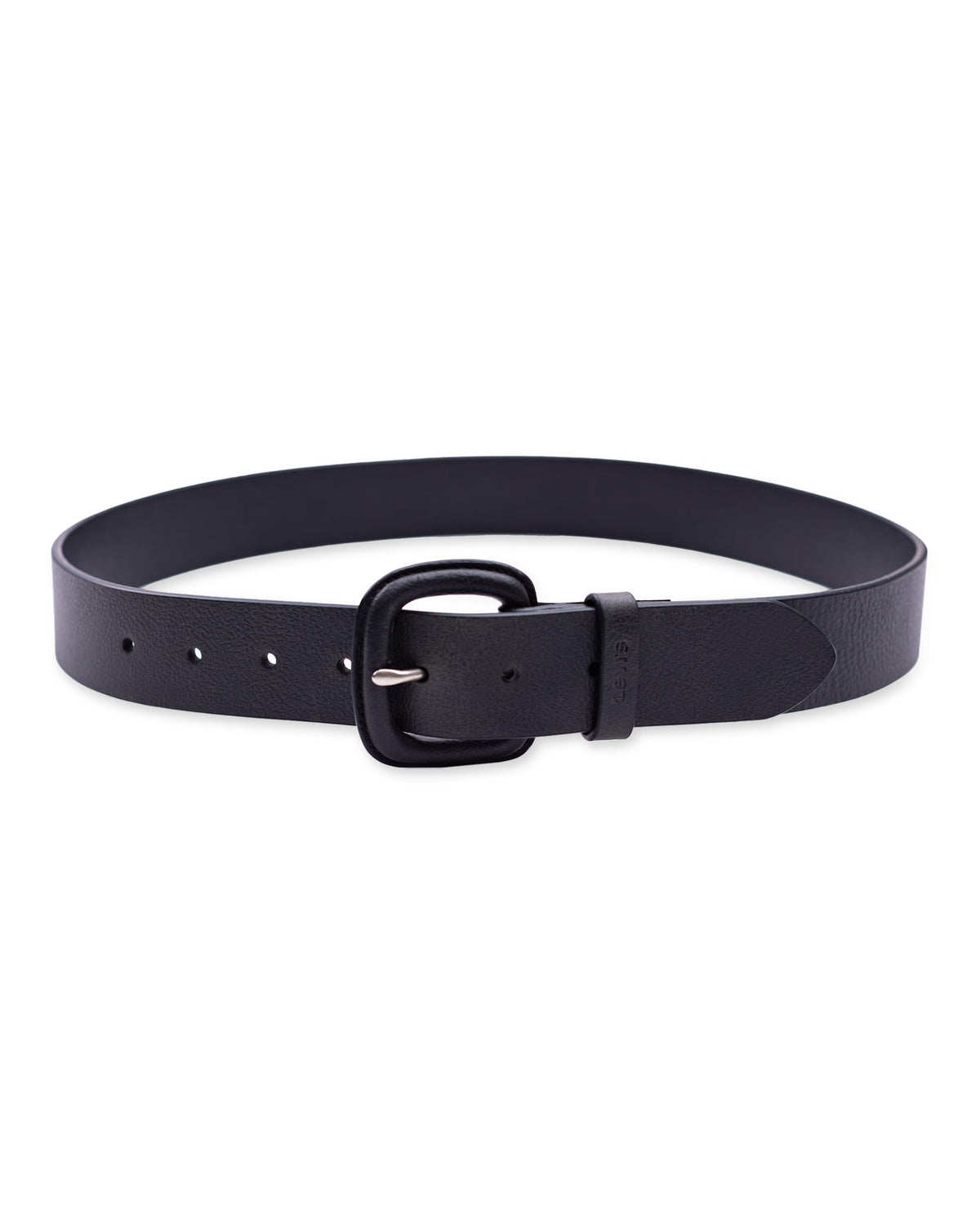1.5" WRAPPED BUCKLE W/LOGO LOOP LEATHER