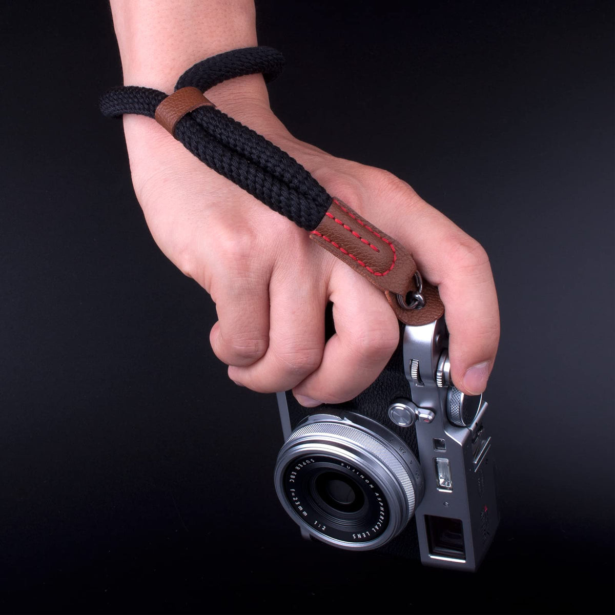 VKO Camera Wrist Strap,Hand Strap lanyard for DSLR SLR Mirrorless Camera Rope Adjustable Safety Strap(Black)