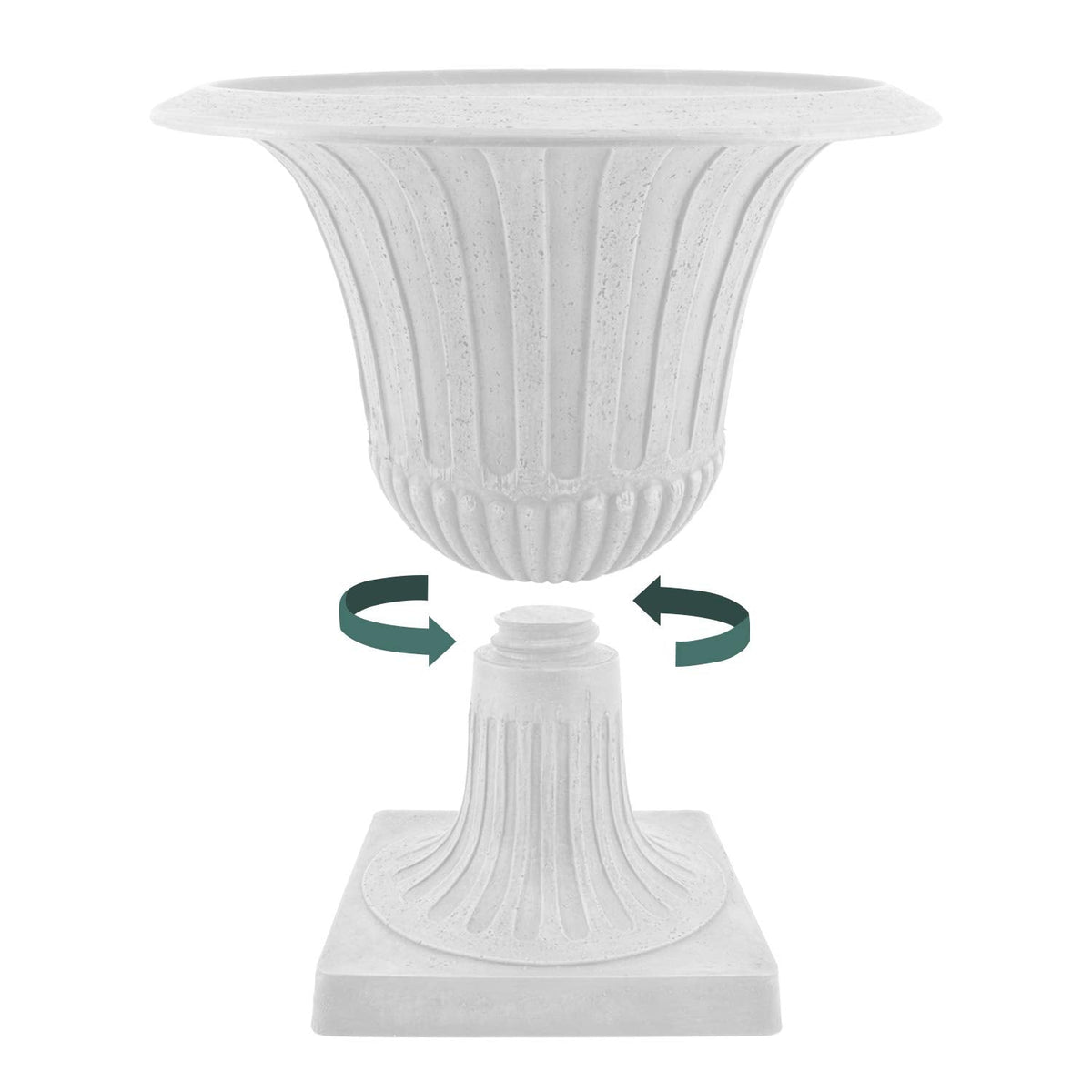 Arcadia Garden Products G50C Urn, 20 by 21-Inches, Chocolate