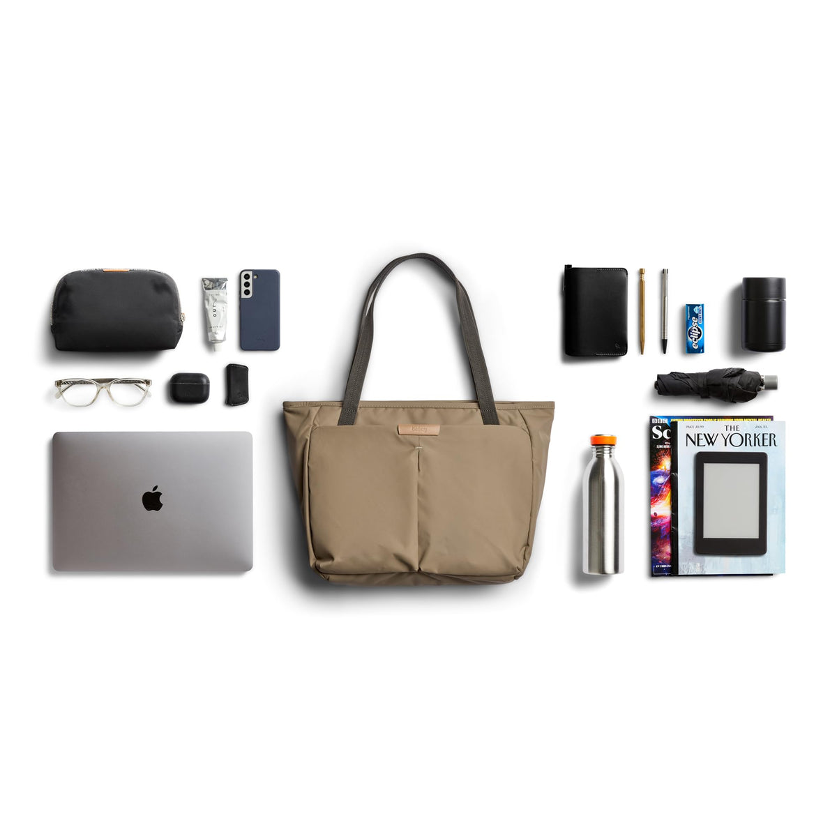 Bellroy Tokyo Wonder Tote (12L laptop tote bag, fits 14” laptop) - Khaki