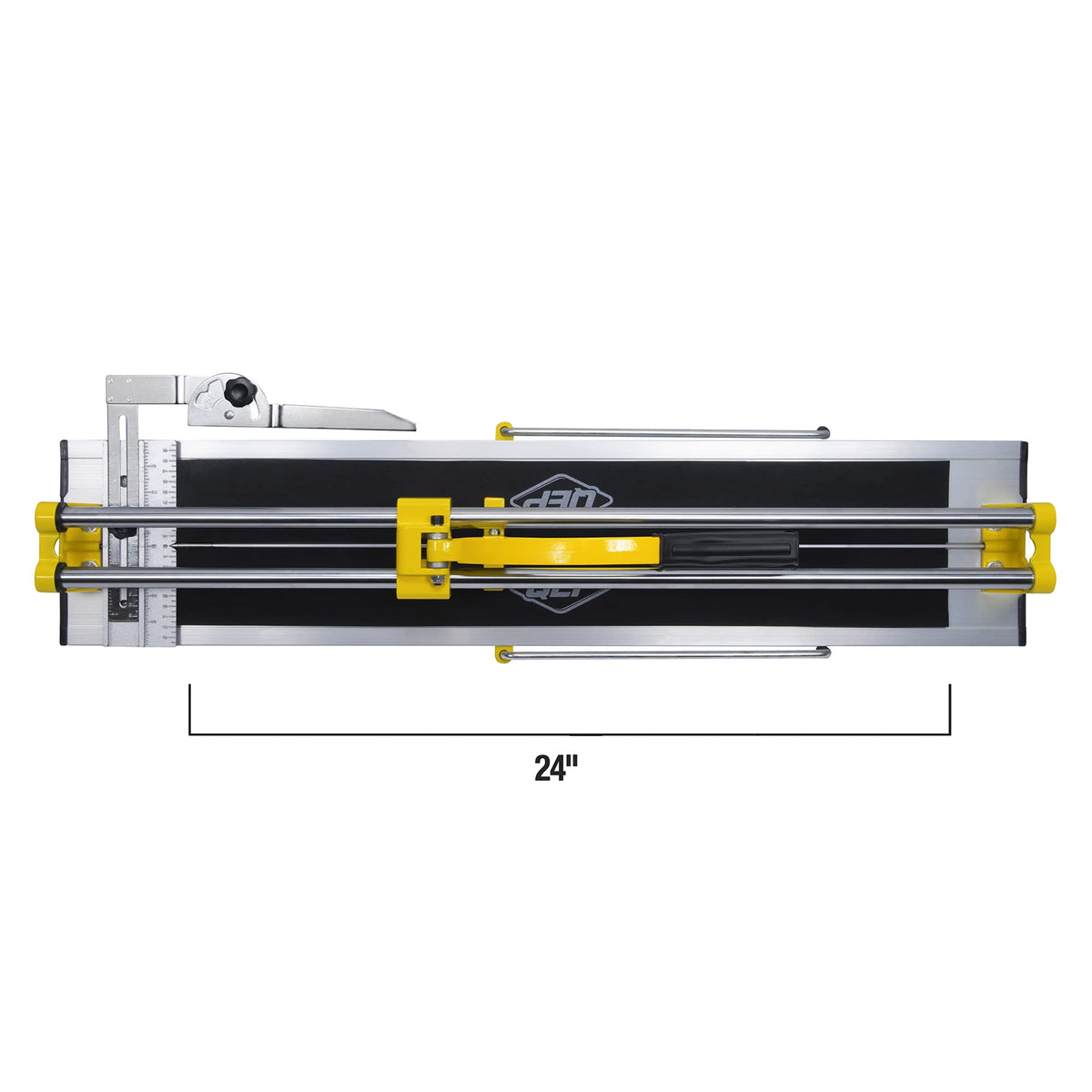 QEP 10630 24-Inch Manual Tile Cutter with Tungsten Carbide Scoring Wheel for Porcelain and Ceramic Tiles
