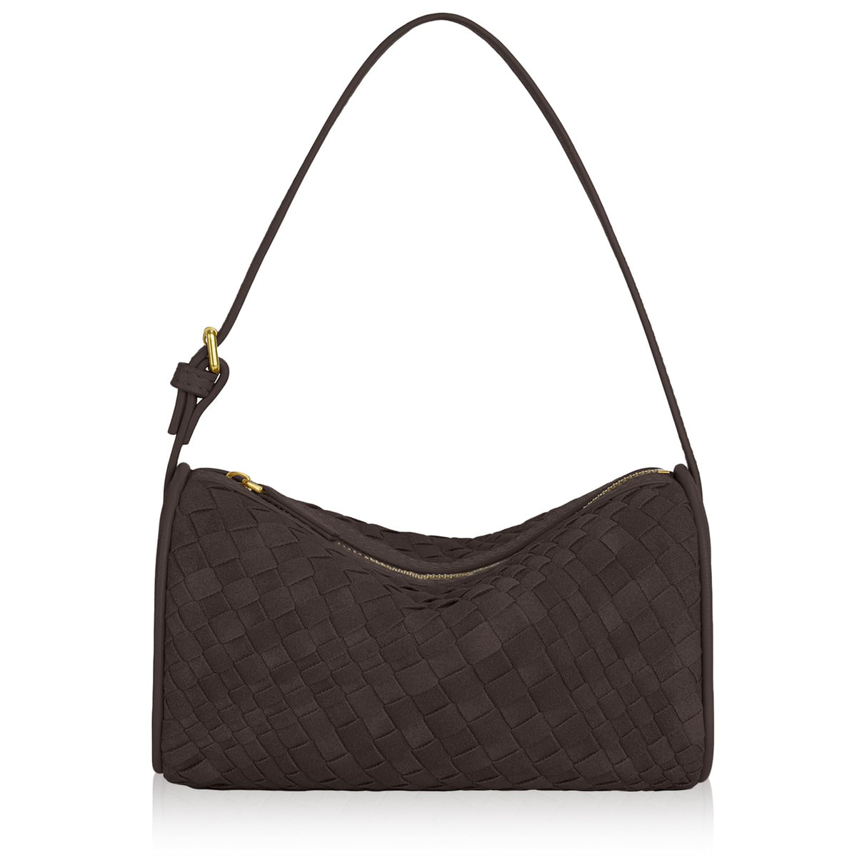 GZRHKJ Mini Woven Bag, Leather Woven Handbag with Adjustable Strap, Small Purses for Women, Top-handle Bags, Mini Evening Bag