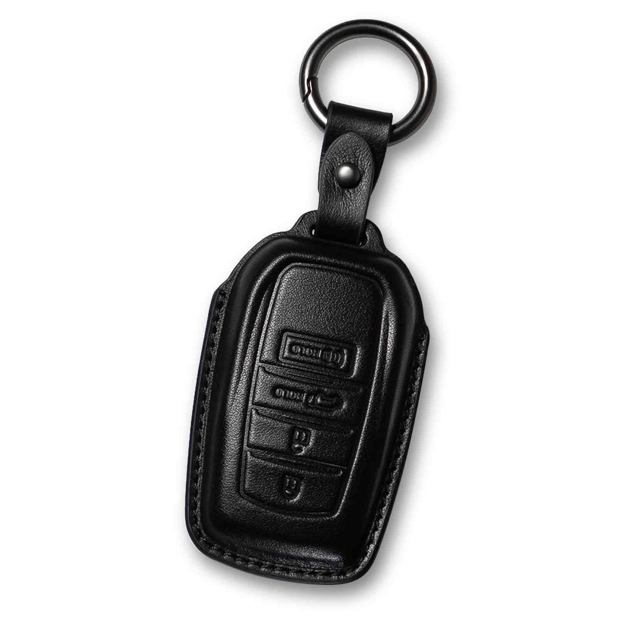 Smyfob for Toyota Key Fob Cover Leather car key case fits 2027 2026 2025 2024 Grand Highlander Camry Crown signia Highlander Venza Land cruiser accessories