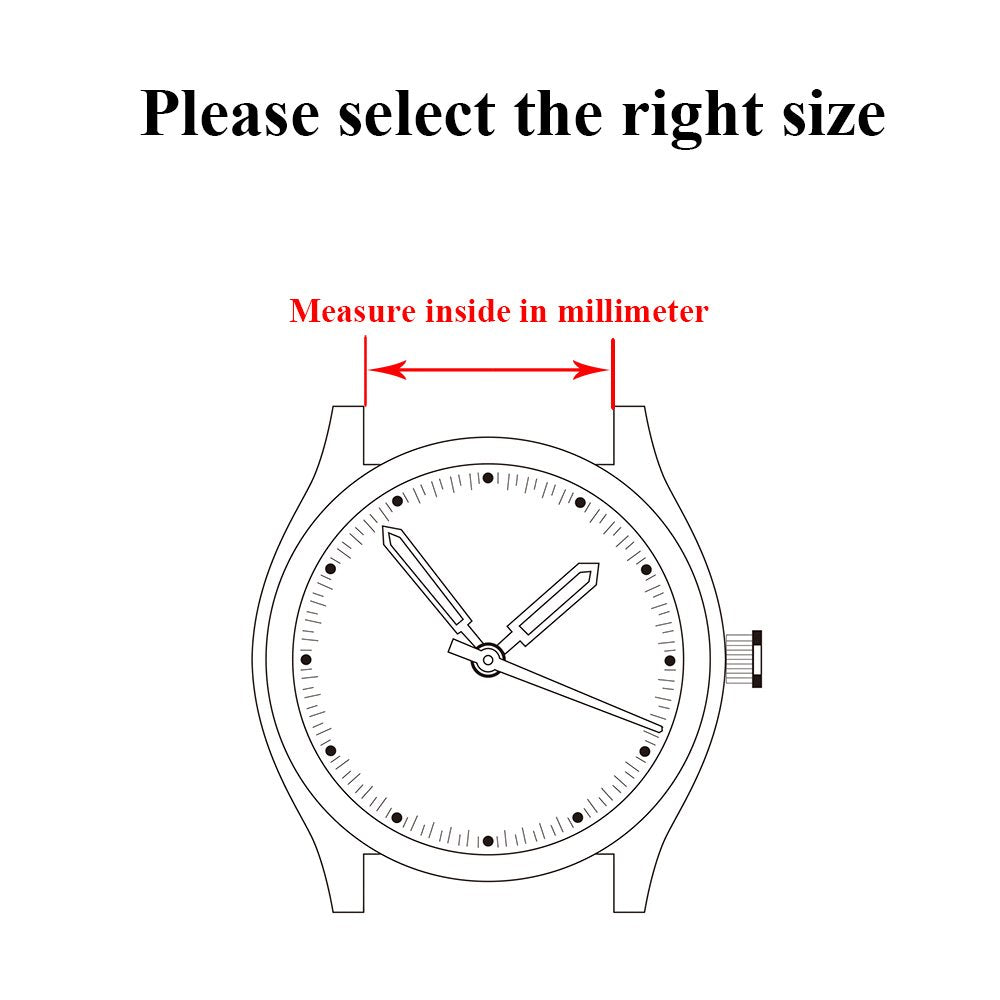 Berfine 14mm 16mm 18mm 20mm 22mm Calf Leather Watch Band, Extra Soft Watch Strap for Men Women (16mm, Red)
