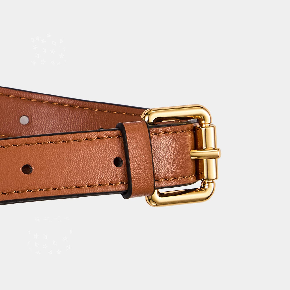 LWMYFZX Genuine Vachetta Leather Crossbody Strap | Adjustable Replacement Shoulder Strap for Handbags, Purses & Clutches (Brown)