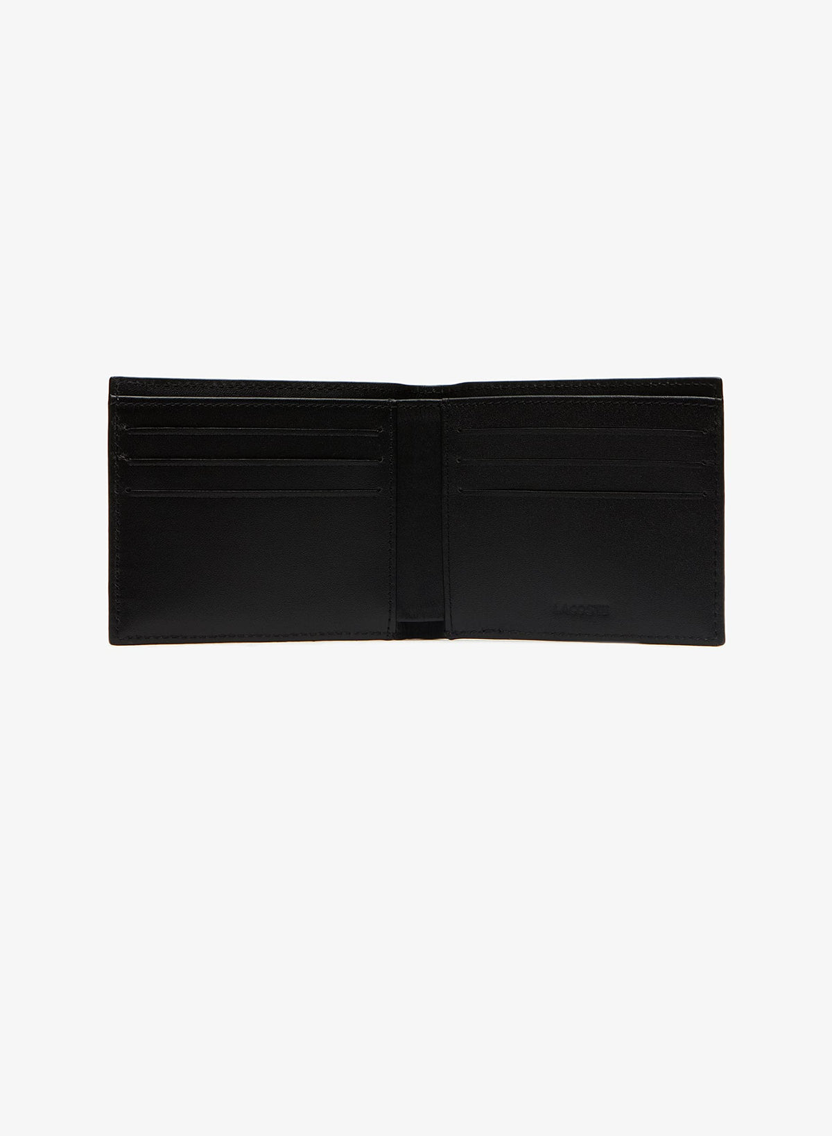 Lacoste Men's FG Small Billfold Wallet, Black, One Size