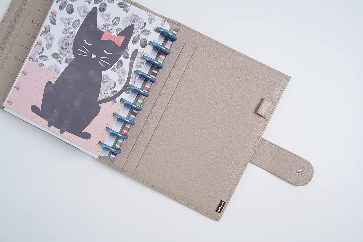 Moterm Leather Cover for HP Classic - with Pen Loop and Card Slots (Pebbled-Taupe)
