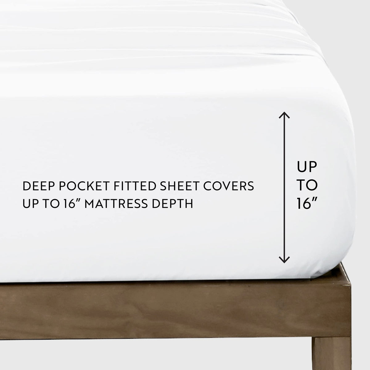Linen Market Brushed Microfiber Full Sheet Set 4 Piece – Oeko-TEX Certified Ultra Soft & Wrinkle-Free - 16" Deep Pocket Sheets - Easy Care Full Size - Gold