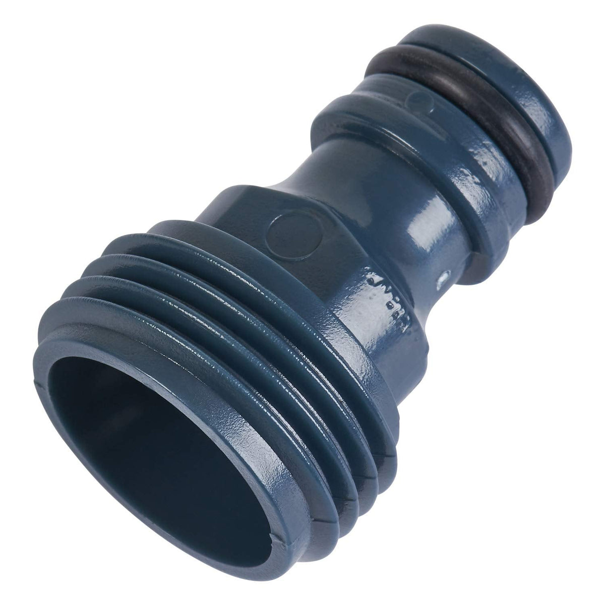 Melnor 65119-AMZ 2-Pattern Vortex Garden Hose Sprayer Nozzle, QuickConnect Product Adapter, Black, Yellow, Slip Resistant Water Hose Nozzle for Car Washing, Patio, Pet